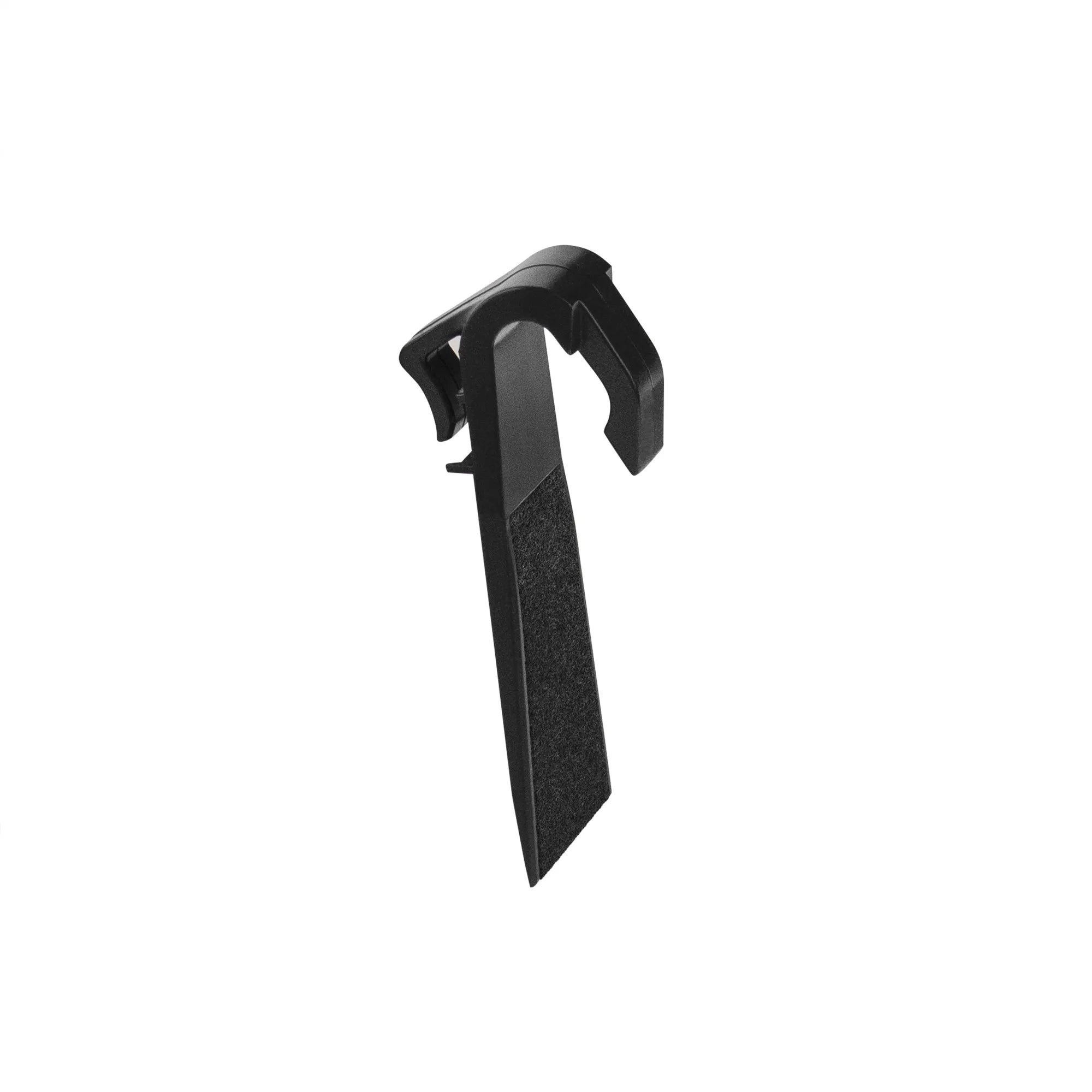 A sideview of a exchange clamp for Tormek's patented guide.