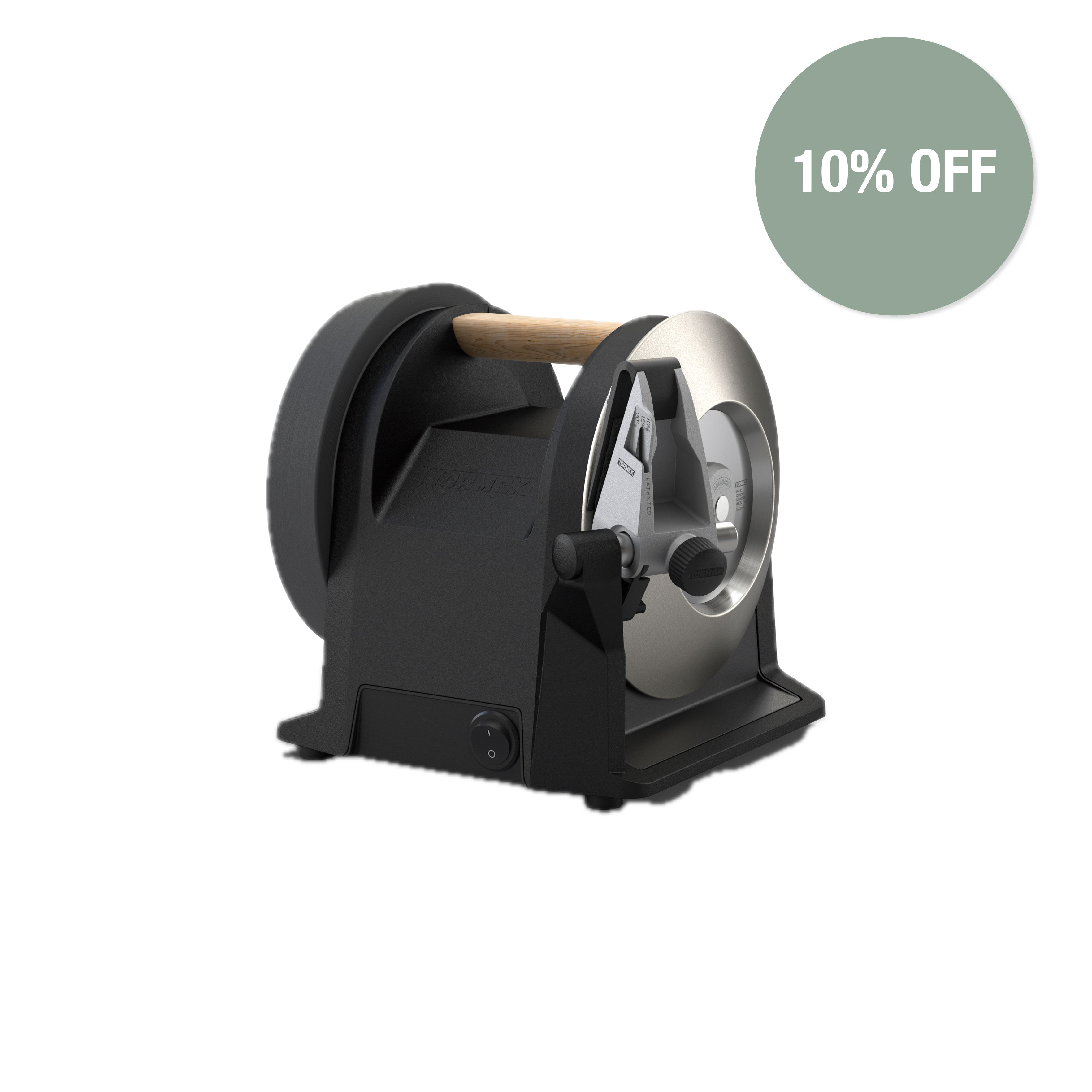 10% off the Tormek T-1 Kitchen Knife Sharpener in Carbon Black for a limited time 